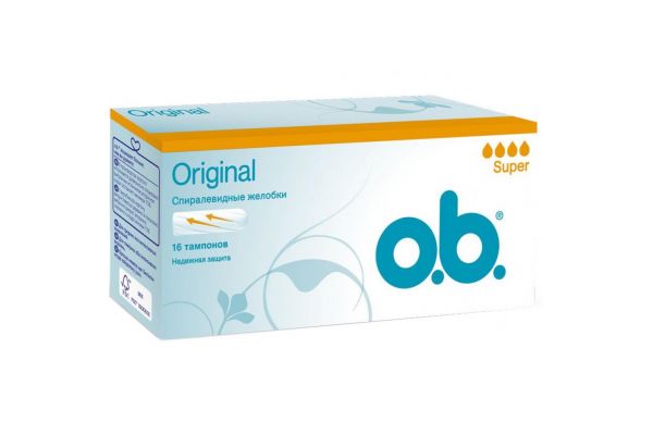 O.B.Original Super 16 Tampons