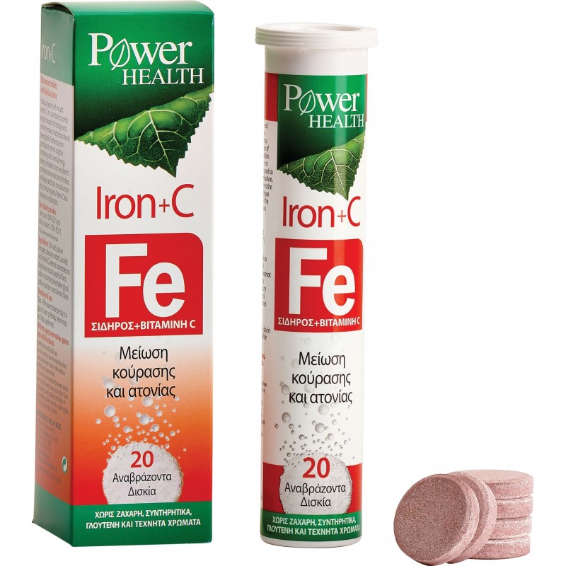 Power Health Iron + C 20 Effervescent tabs
