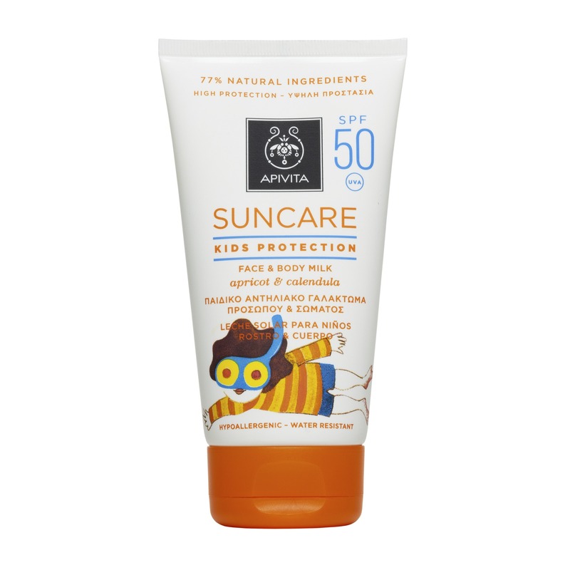 Apivita Παιδικό Αντιηλιακό Προσώπου & Σώματος SPF50, 150ml