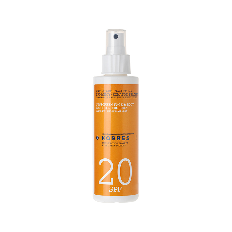 Korres Αντιηλιακό Spray Γιαούρτι Spf20 150Ml