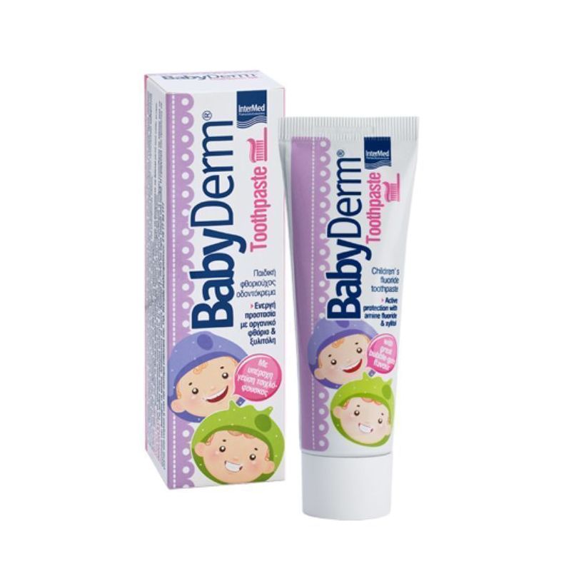 Intermed Babyderm Toothpaste Bubble-Gum Flavour 50ml