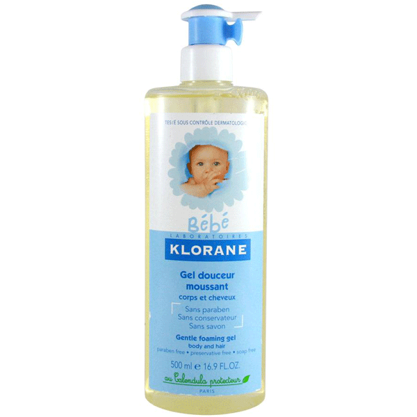 Klorane Bebe Gel Douceur Moussant 500Ml