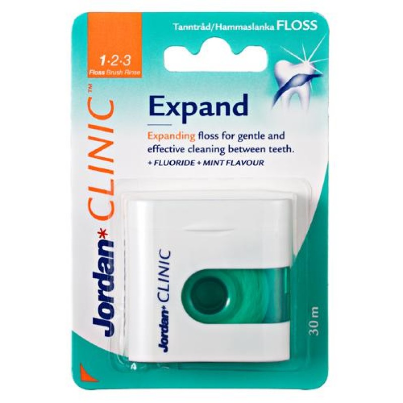 Jordan Clinic Expand Floss 30m Fluor Mint