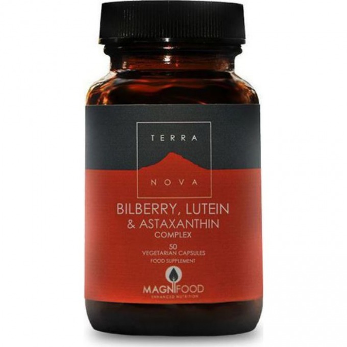 Terranova Bilberry, Lutein & Astaxanthin 50 Caps