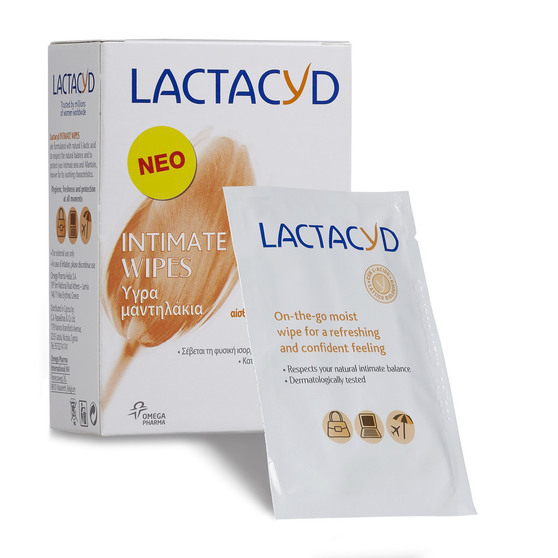 Lactacyd Intimate Wipes (10 Τμχ)