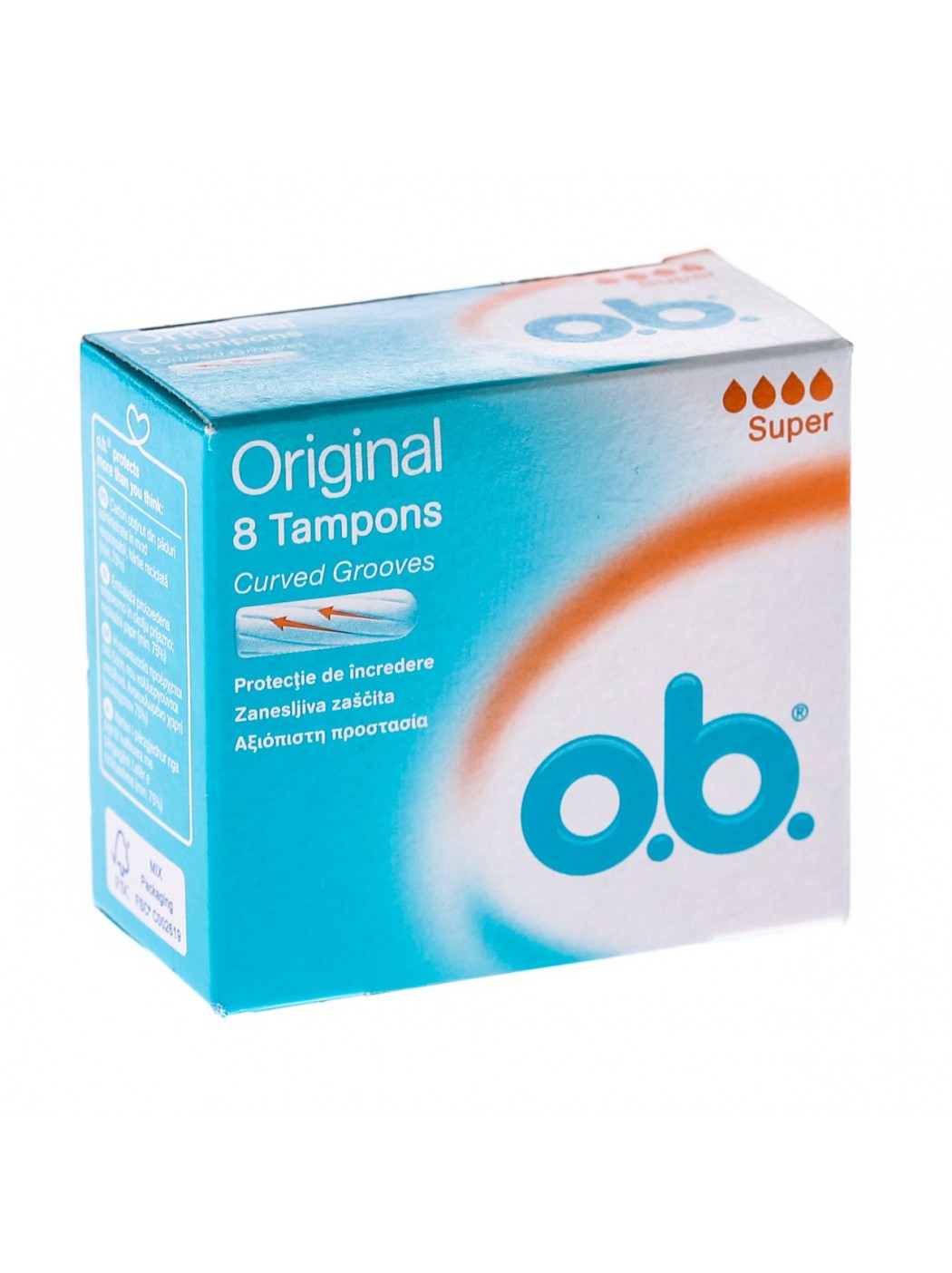 O.B. Original Super 8 tampons