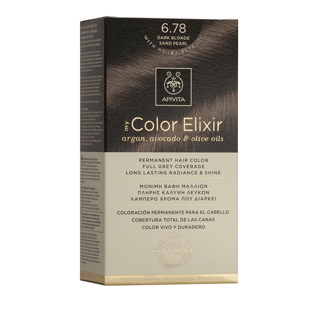 Apivita My Color Elixir 6.78 Ξανθό Σκούρο Μπέζ Περλέ