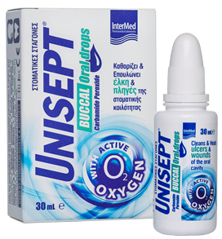 Interdental Unisept Buccal Drops 30ml