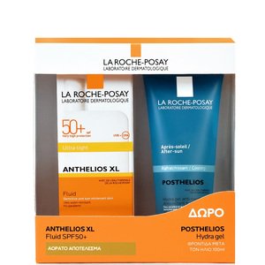 La Roche Posay Anthelios XL Fluide (SPF50) 50ml & Δώρο Posthelios