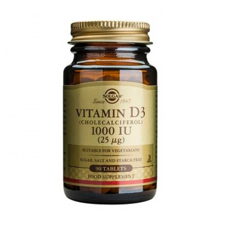 Solgar Vitamin D3 1000Iu 90Tabs