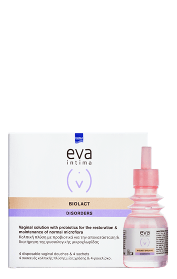 Intermed Eva Intima Biolact Douche Με 4 Κολπικες Πλυσεις