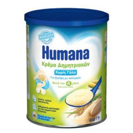 Humana Κρέμα Δημητριακών Χωρίς Γάλα 400gr