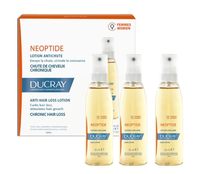 Ducray Neoptide Anti-Hair Loss Lotion Για Γυναίκες 3Bottles x 30Μl