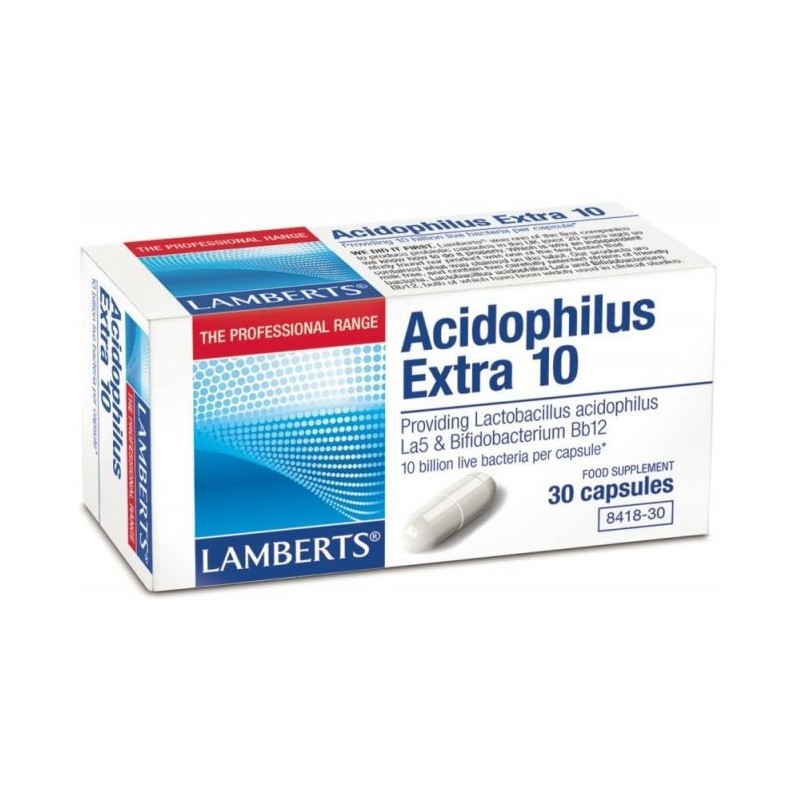 Lamberts Acidophilus Extra 10 (Milk Free) 30 Caps