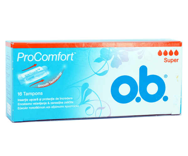O.B. Pro Comfort Super 16 Tampons