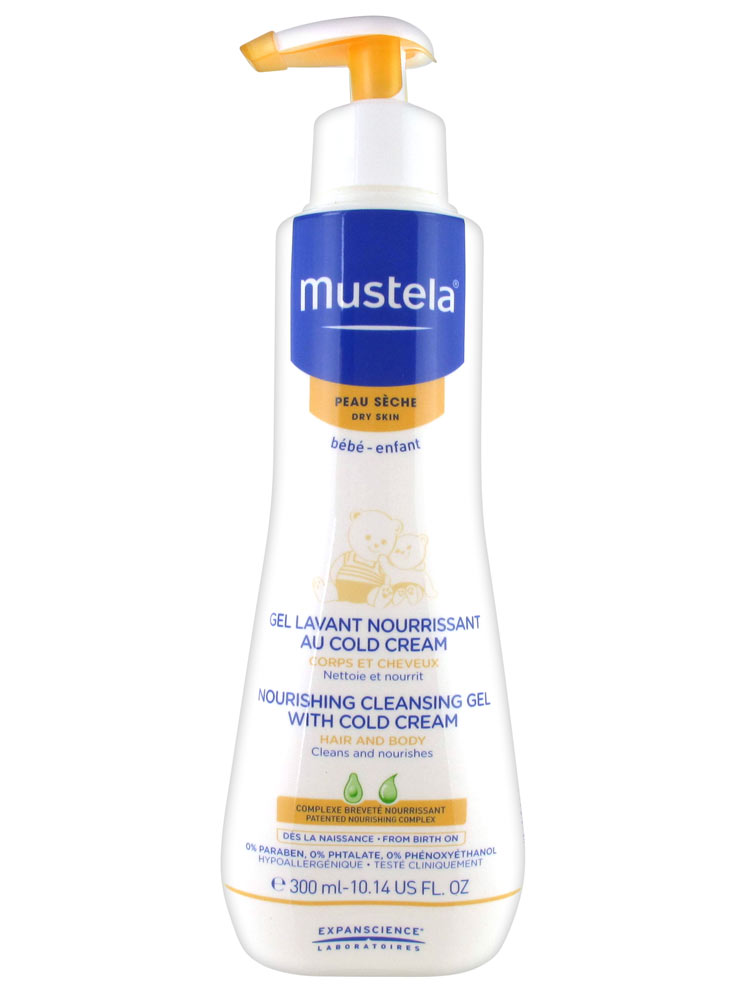 Mustela Nourishing Cleansing Gel With Cold Cream Hair & Body 300ml