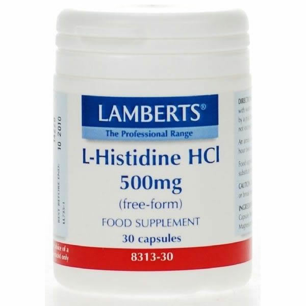 Lamberts L-Histidine 500Mg 30 Caps