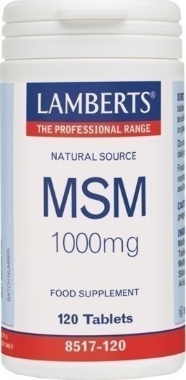 Lamberts Msm 1000Mg 120 Tabs