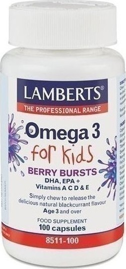 Lamberts Omega 3 For Kids (Berry Bursts) 100 tablets