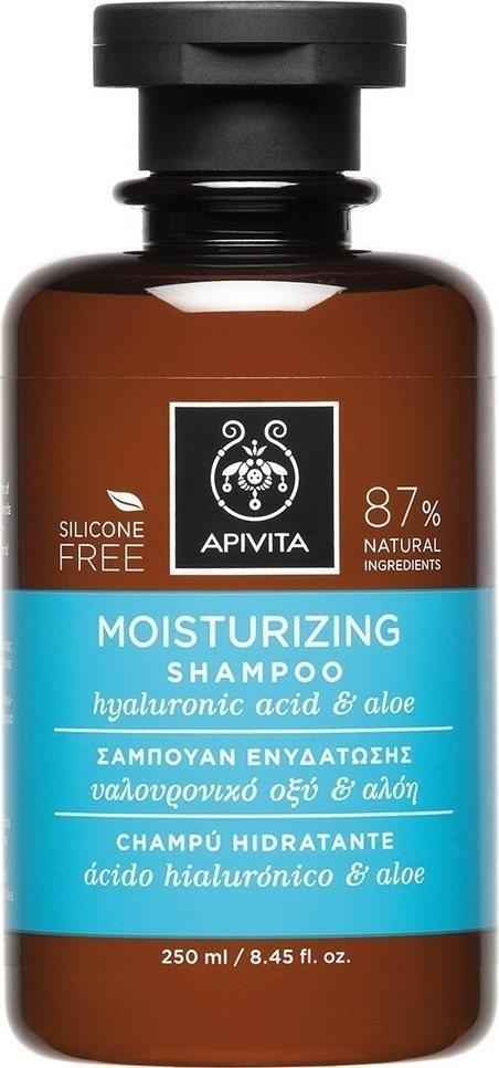 Apivita Shampoo Moisturizing Hyaluronic Acid & Aloe 250Ml