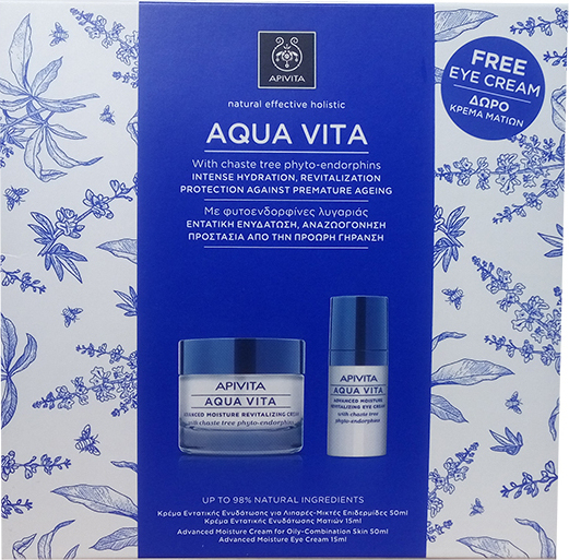 Apivita Promo Aqua Vita Cream & Eye Cream Oily Skin