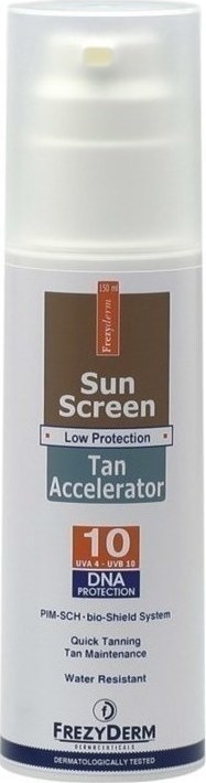 Frezyderm Sun Screen Tan Accelerator Spf10 150Ml