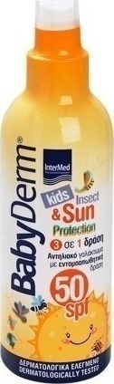 Intermed Babyderm Insect & Sun Protection SPF50 200ml