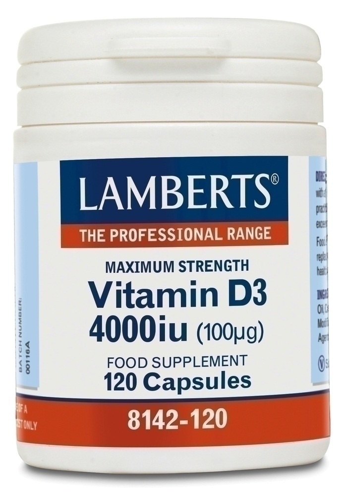 Lamberts Vitamin D3 4000 IU 120 Caps