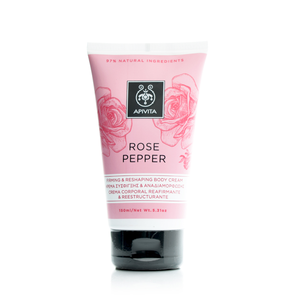 Apivita New Rose Pepper  Body Cream 150Ml
