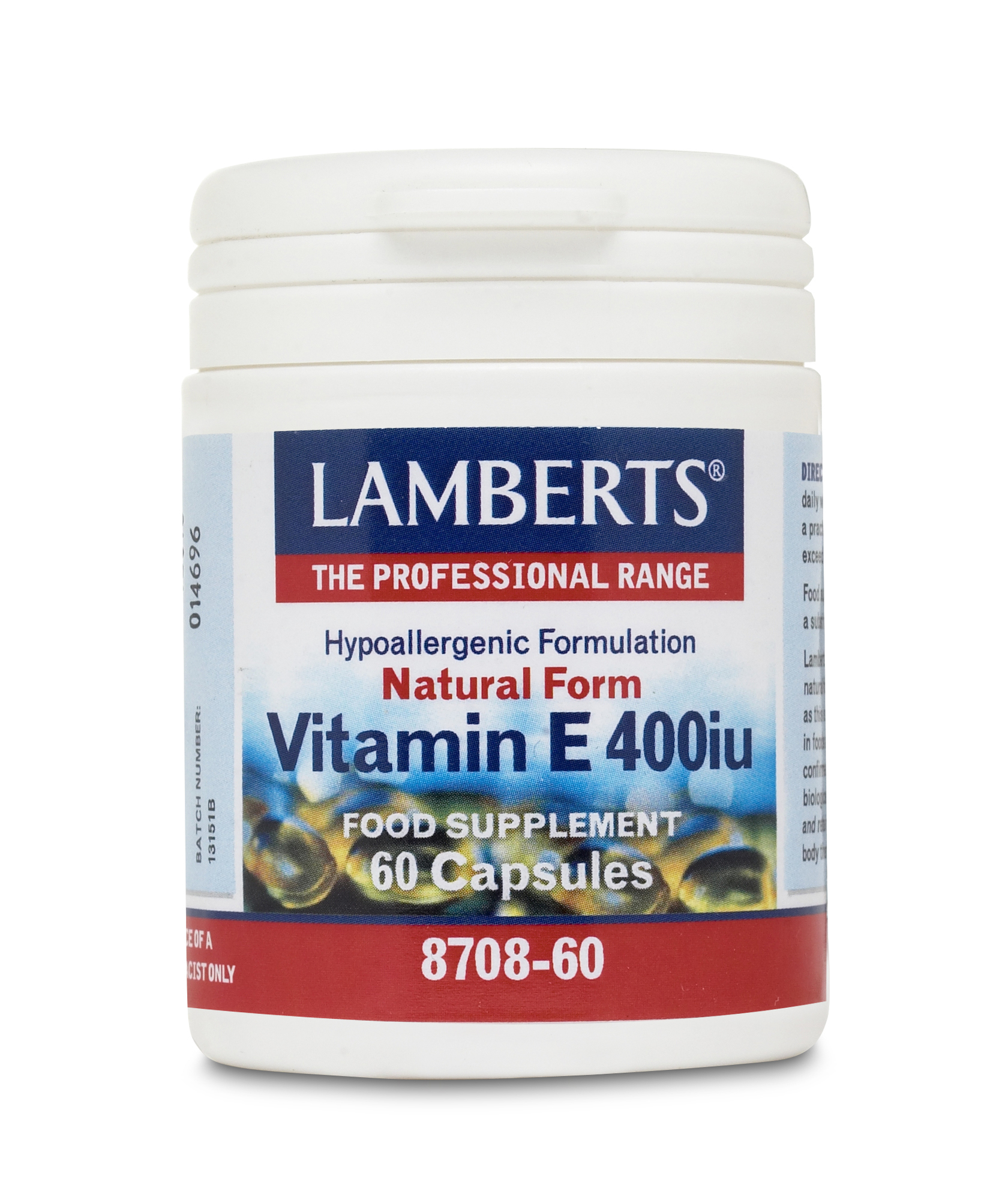 Lamberts Vitamin E 400IU 60caps