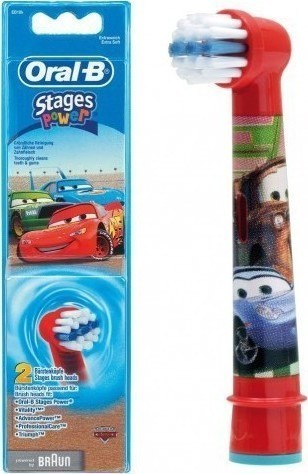 Oral-B Stages Power  Ανταλλακτικα Παιδικα Cars 2 Temaxia