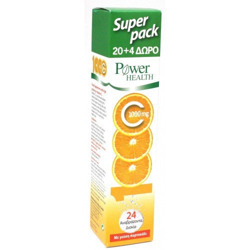 Power Health Vitamin C 1000Mg 24 Effervescent tabs