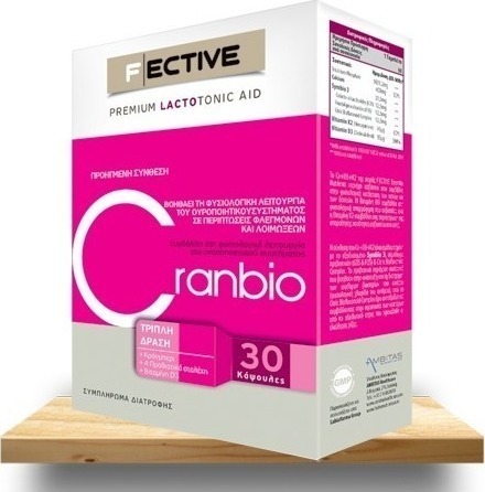 F Ective Lactotonic Cranbio 30 Caps