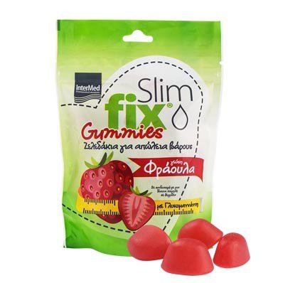 Intermed Slim Fix Gummies Γεύση Φράουλα 210g