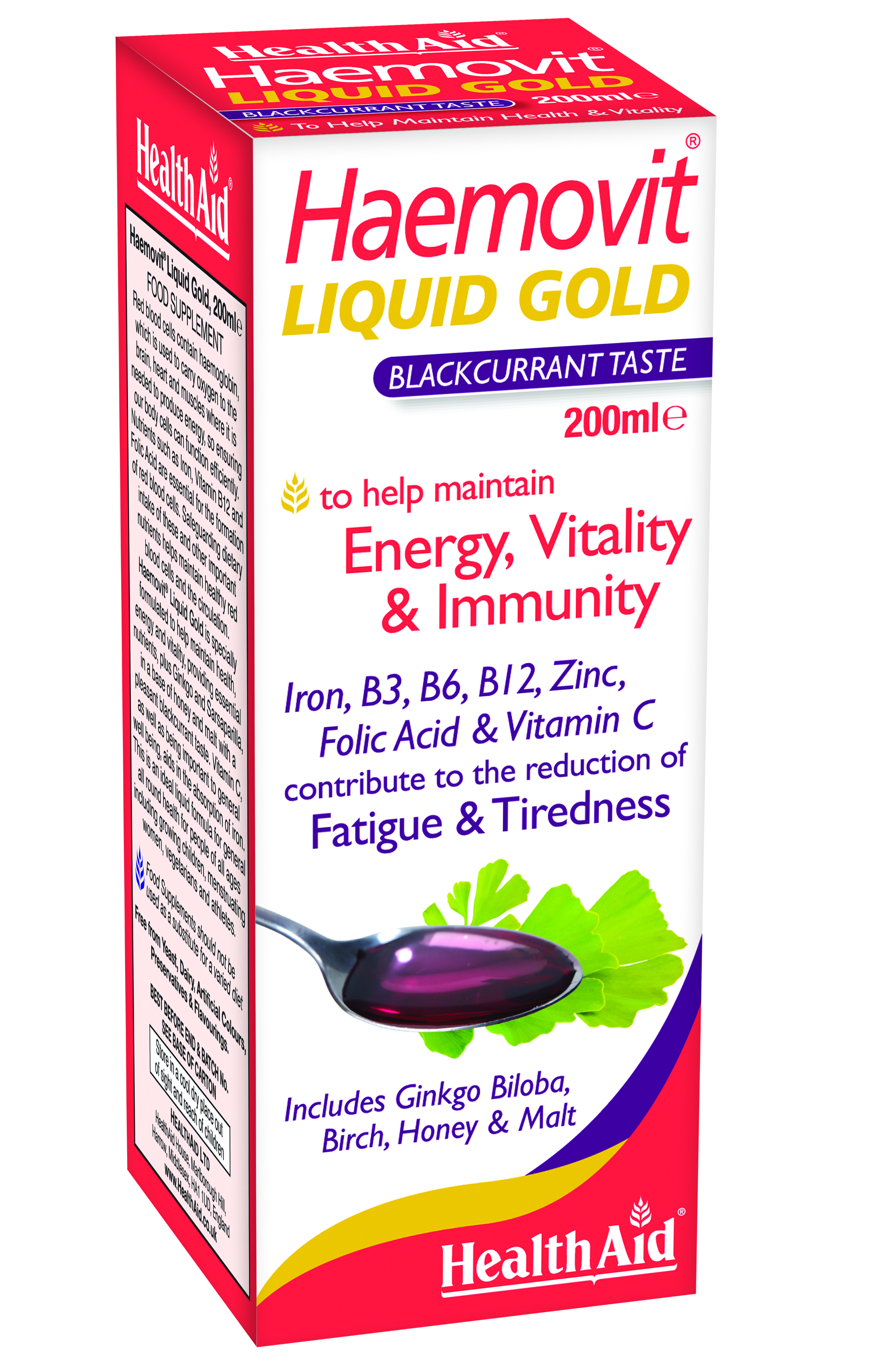 Health Aid Haemovit Liquid Gold 200Ml