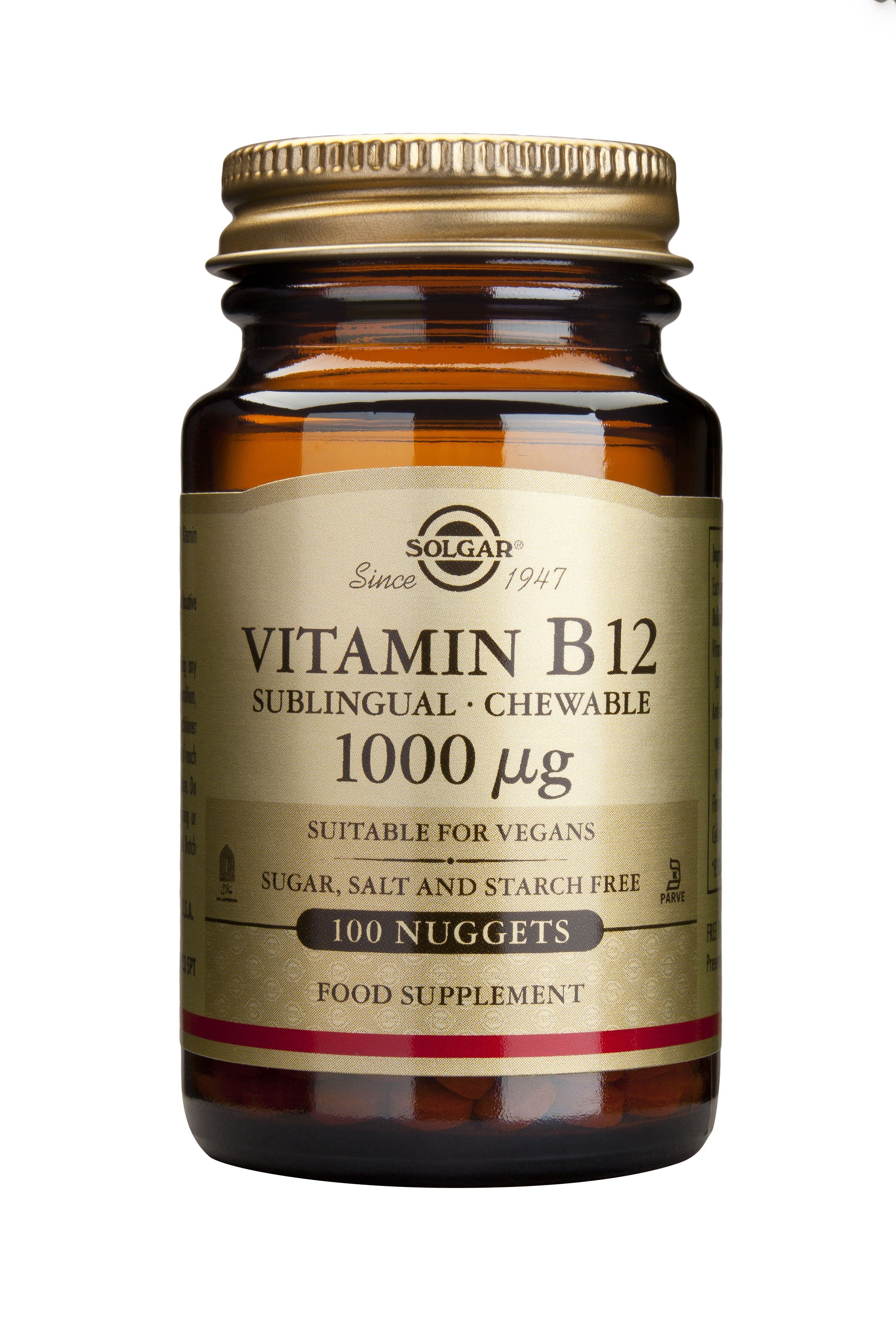 Solgar Vitamin B12 1000Mcg Nuggets 100S