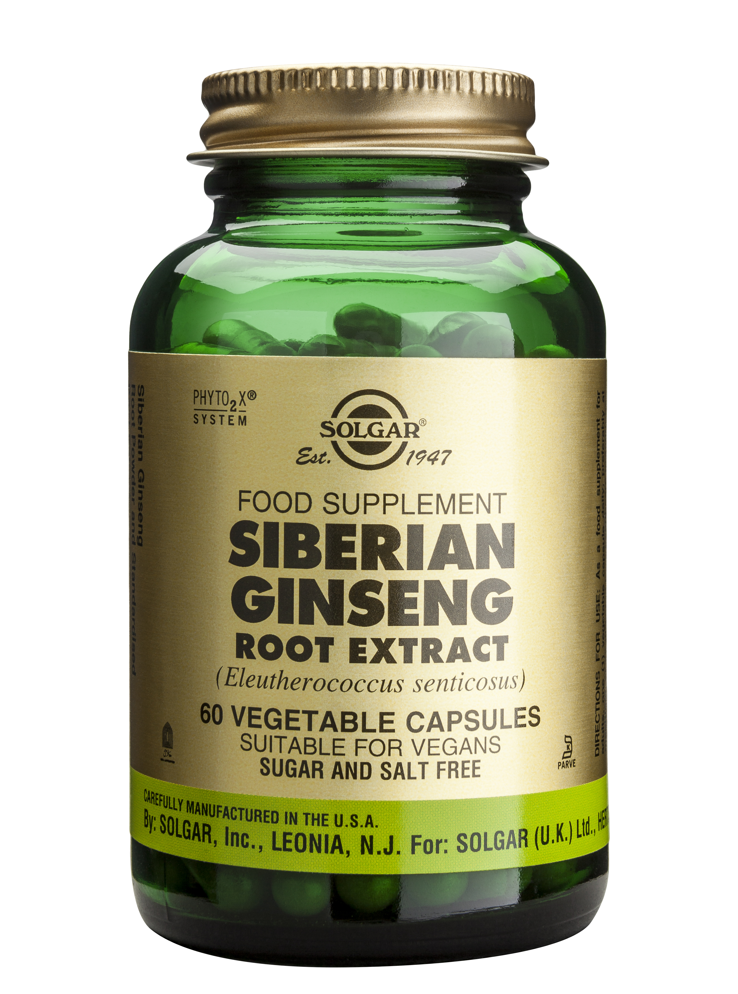 Solgar Siberian Ginseng Root Extract Veg.Caps 60S