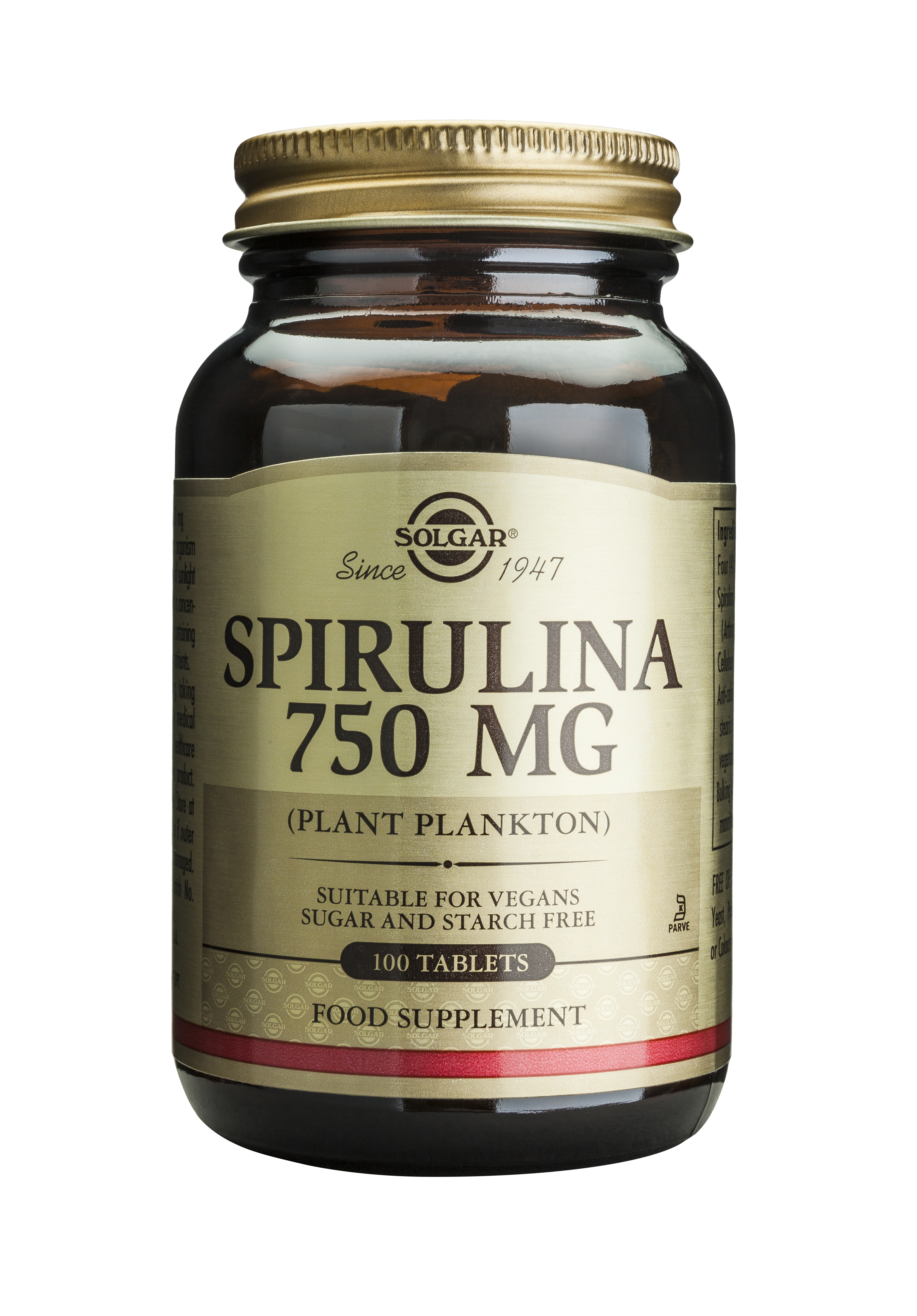 Solgar Spirulina 750Mg Tabs 100S