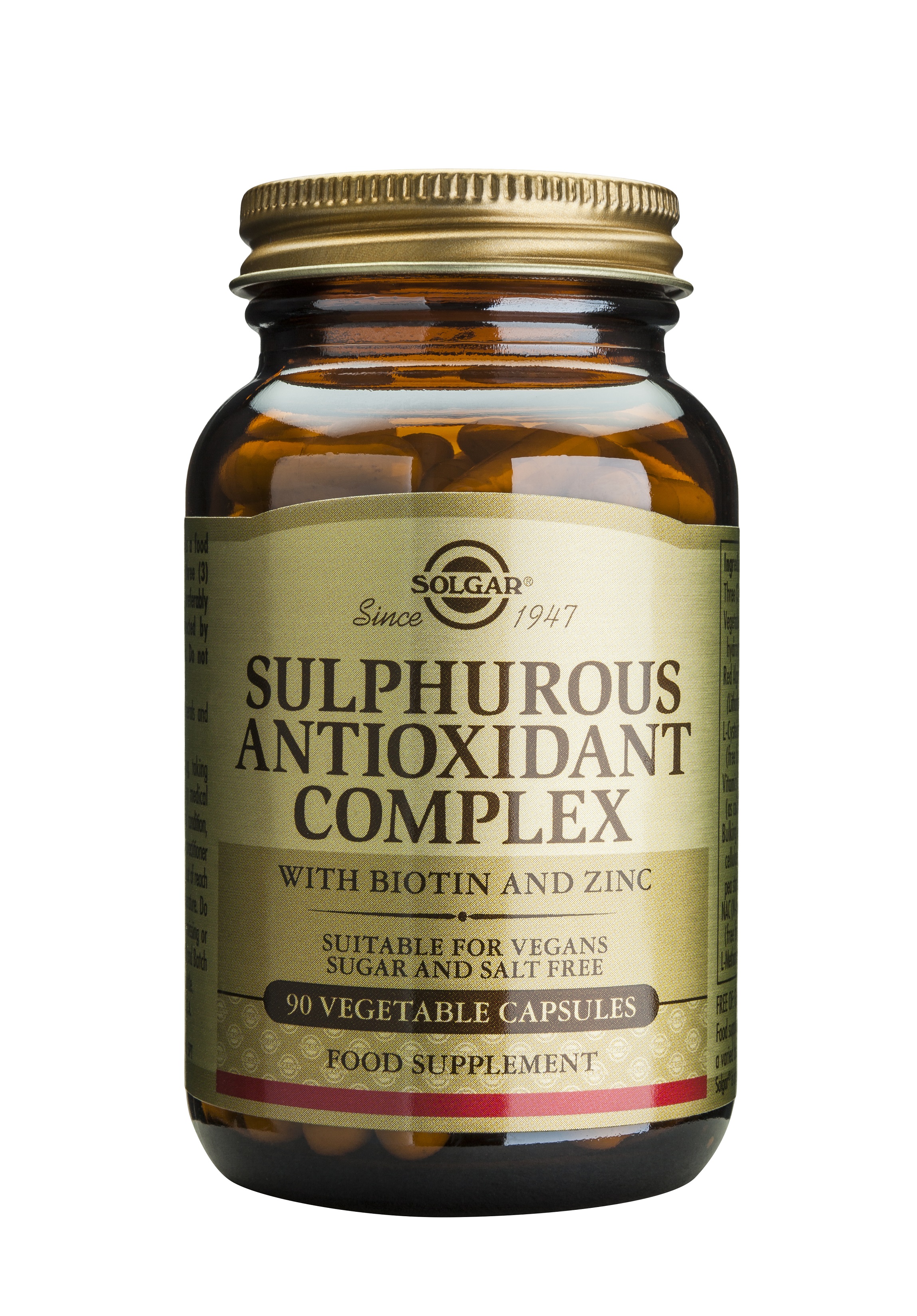 Solgar Sulphurous Antioxidant Complex Veg.Caps 90S