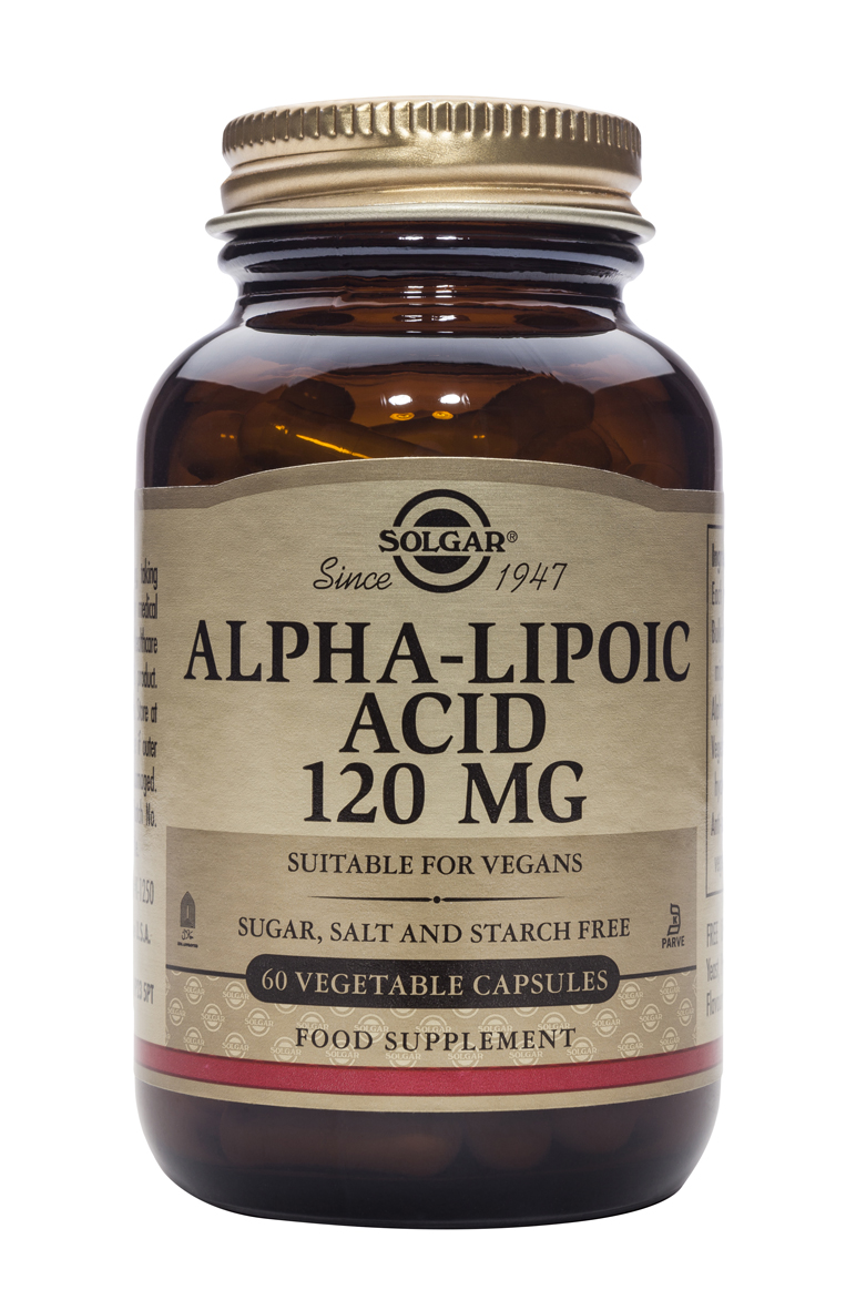 Solgar Alpha Lipoic Acid 120Mg Veg.Caps 60S
