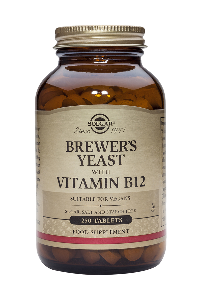 Solgar Brewer's Yeast With Vitamin B12 500Mg Tabs 250S