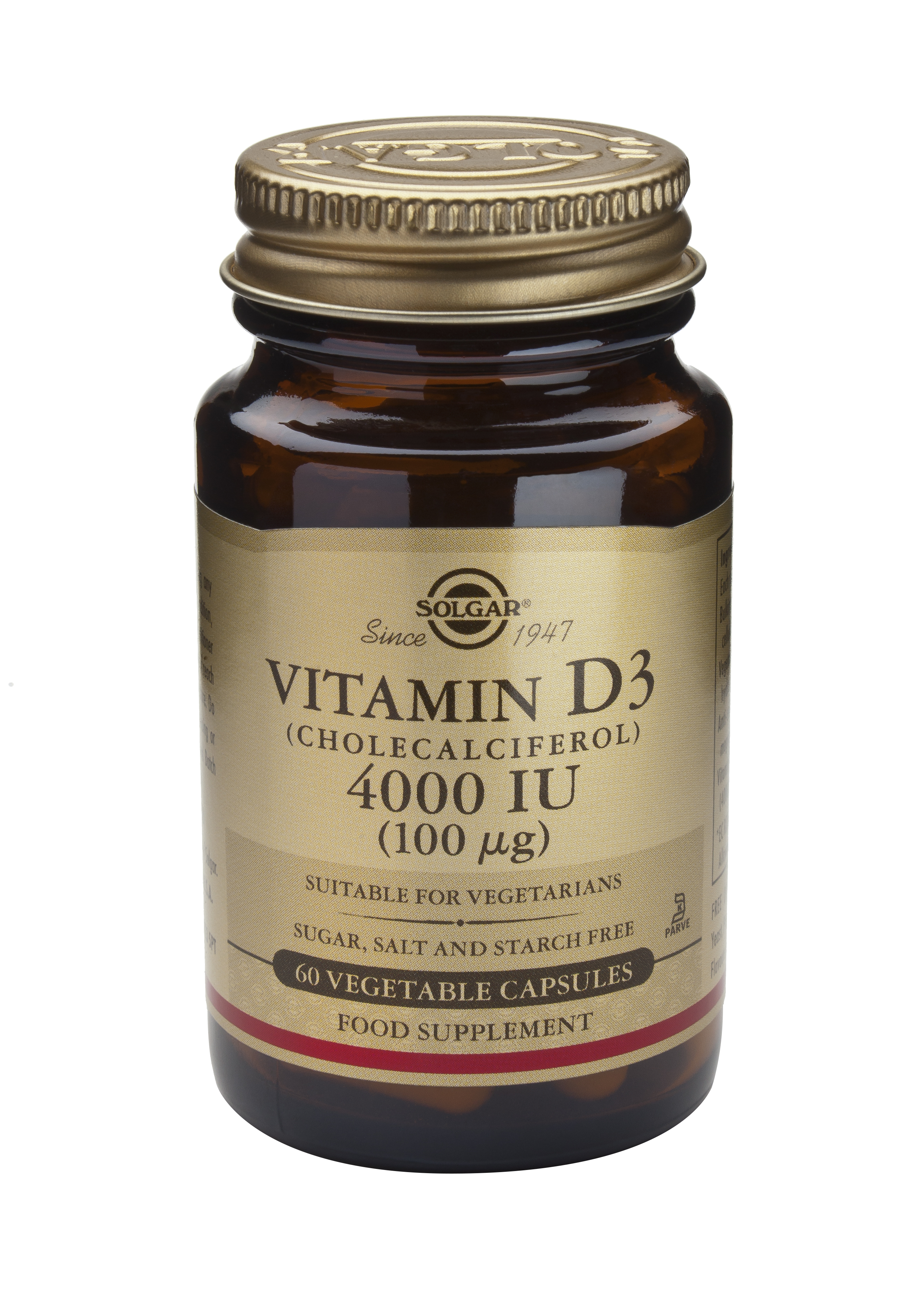Solgar Vitamin D3 4000Iu 60 Veg.Caps