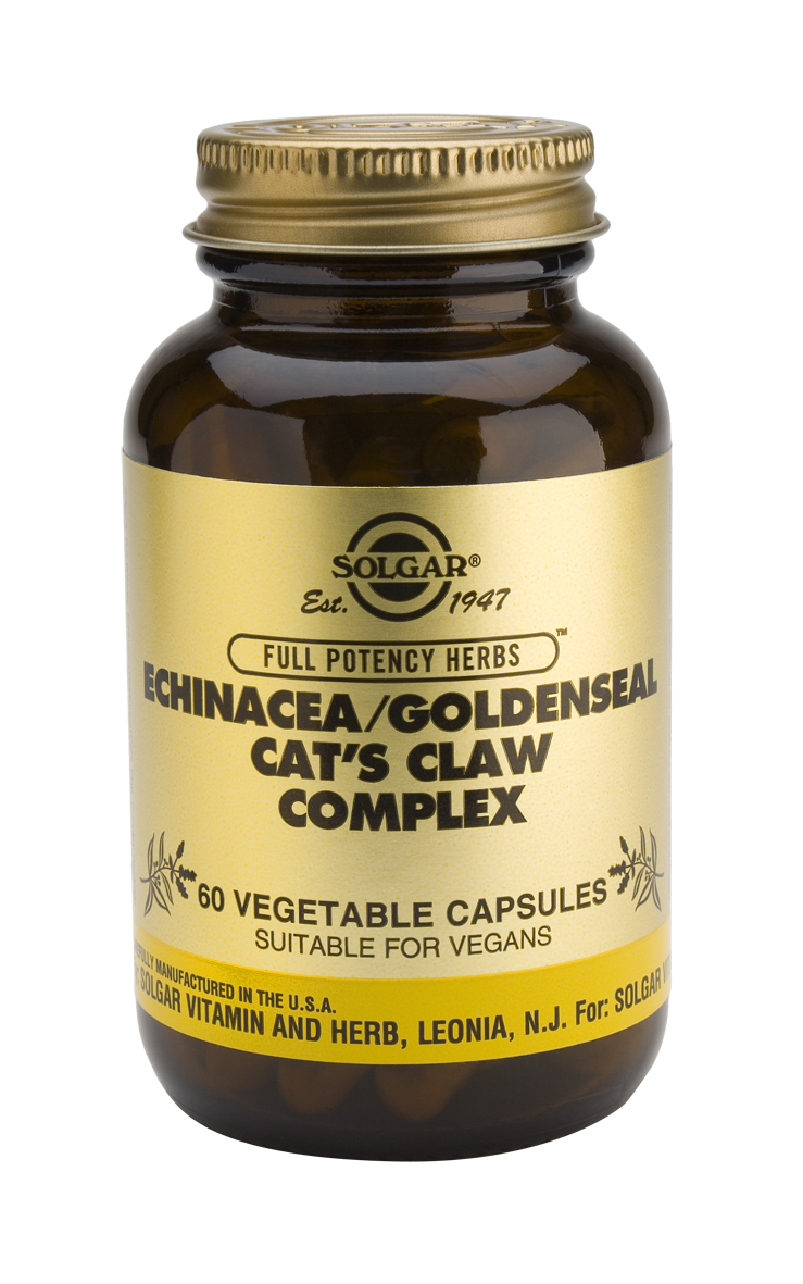 Solgar Echinacea/Goldenseal/Cat's Claw Complex Veg.Caps 60S