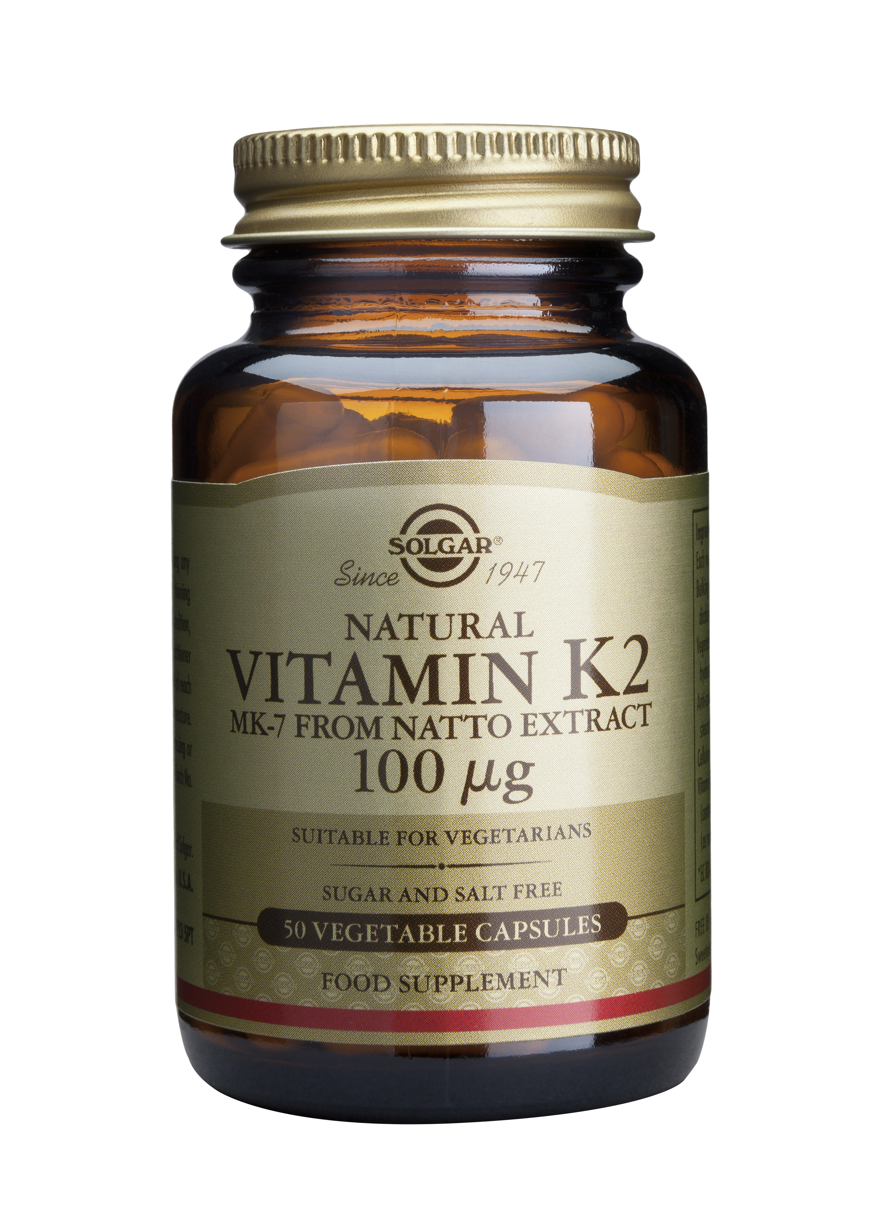 Solgar Vitamin K2 100 Mcg Veg.Caps 50S