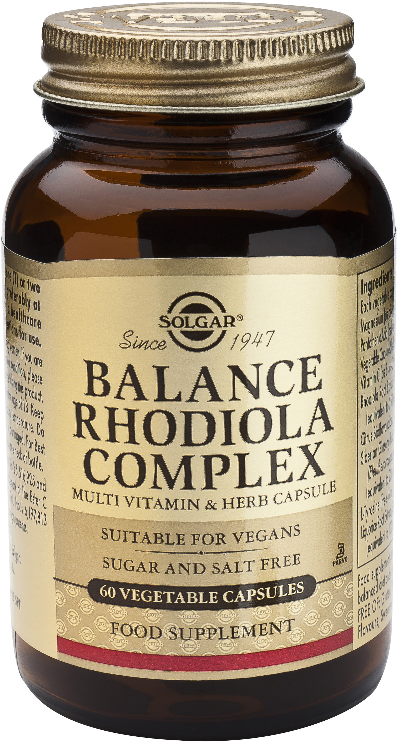 Solgar Balance Rhodiola Complex Veg.Caps 60S