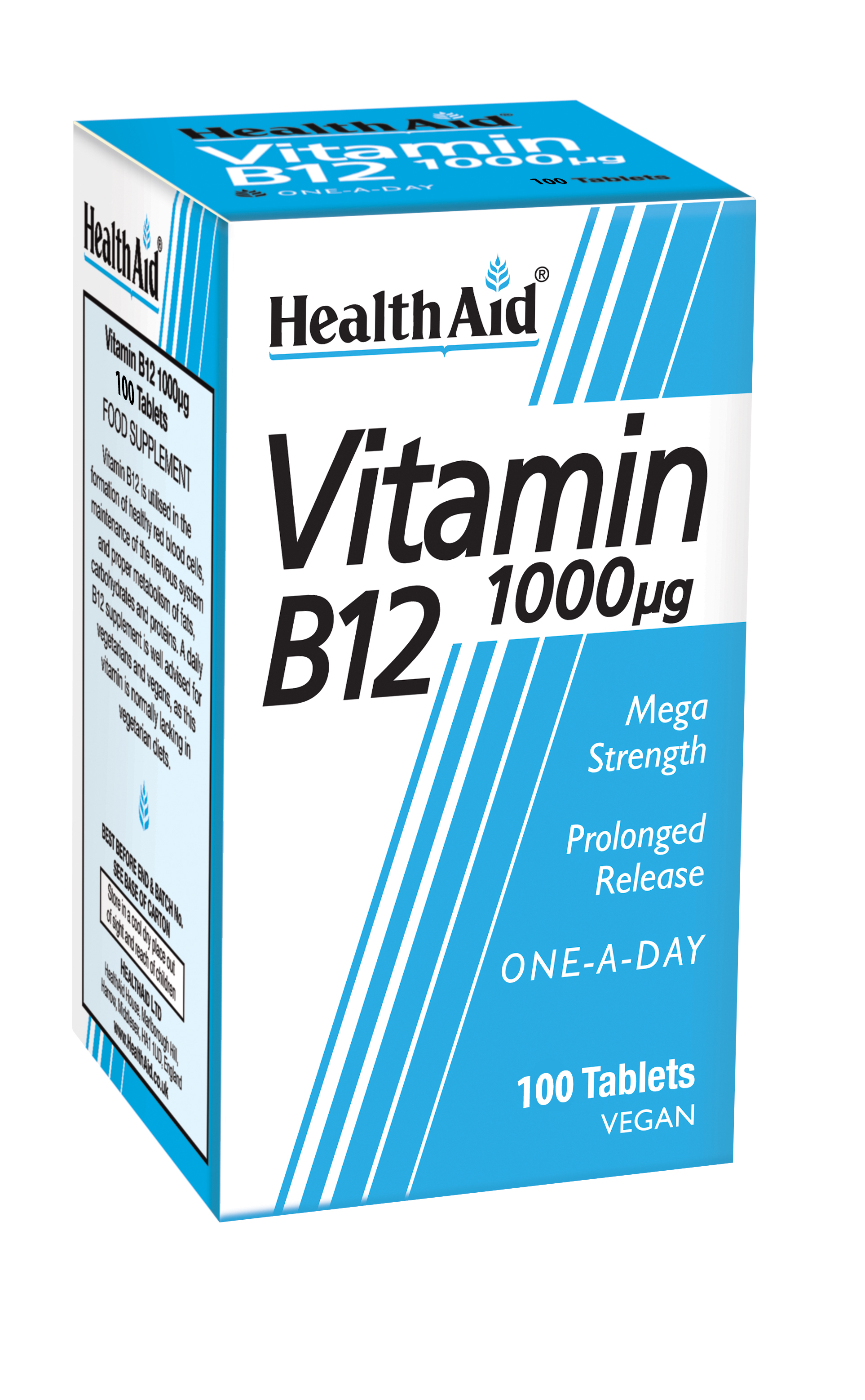 Health Aid Vit B12 1000μg Prolonged Release 50 Tabs