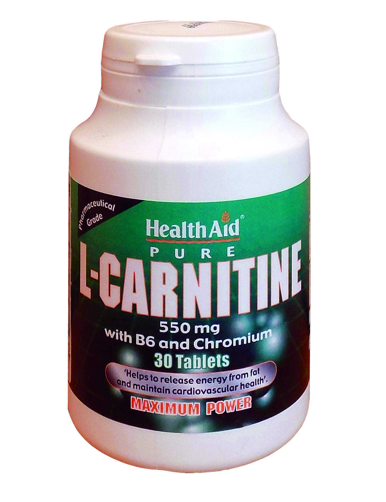 Health Aid L-Carnitine 550Mg 30Tabs