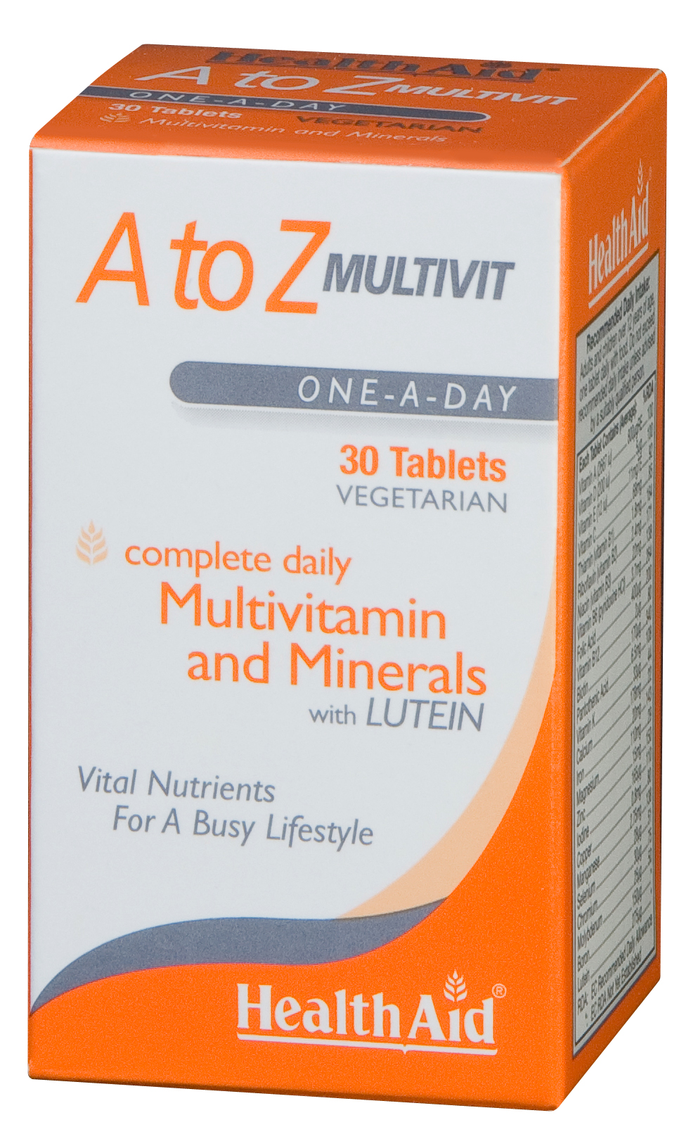 Health Aid A To Z Multivit 30Tabs