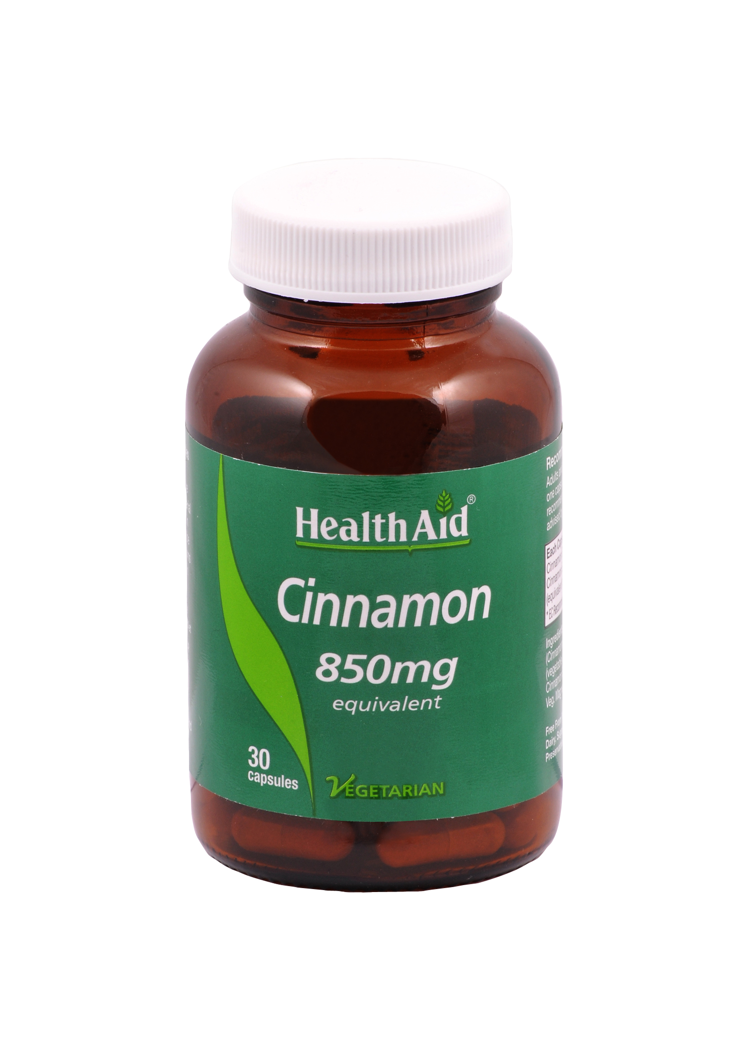 Health Aid Cinnamon 850Mg 30Caps