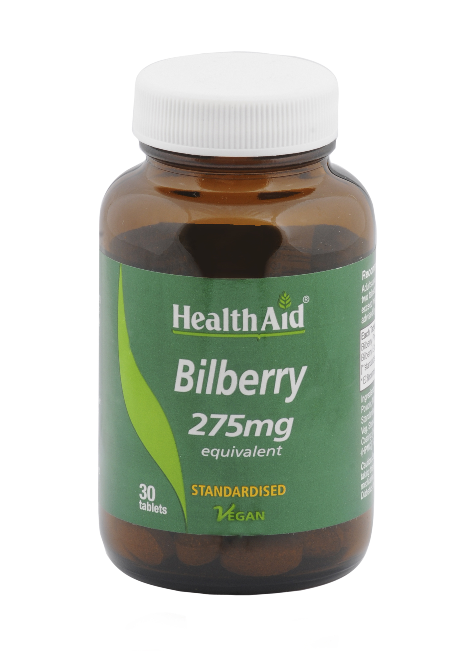 Health Aid Bilberry Berry Extract 210Mg 30Tabs